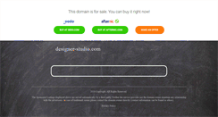 Desktop Screenshot of designer-studio.com